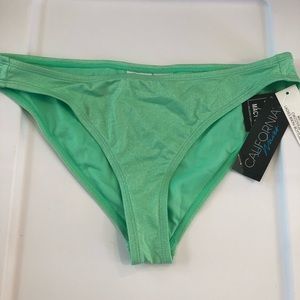 California Waves Mint Bikini Bottom Size L